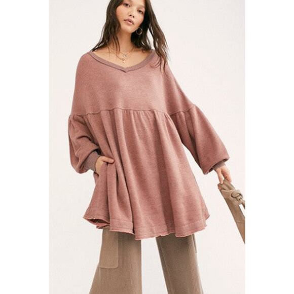 Free People Tops - Free People Prudence Pullover Desert Rose - M